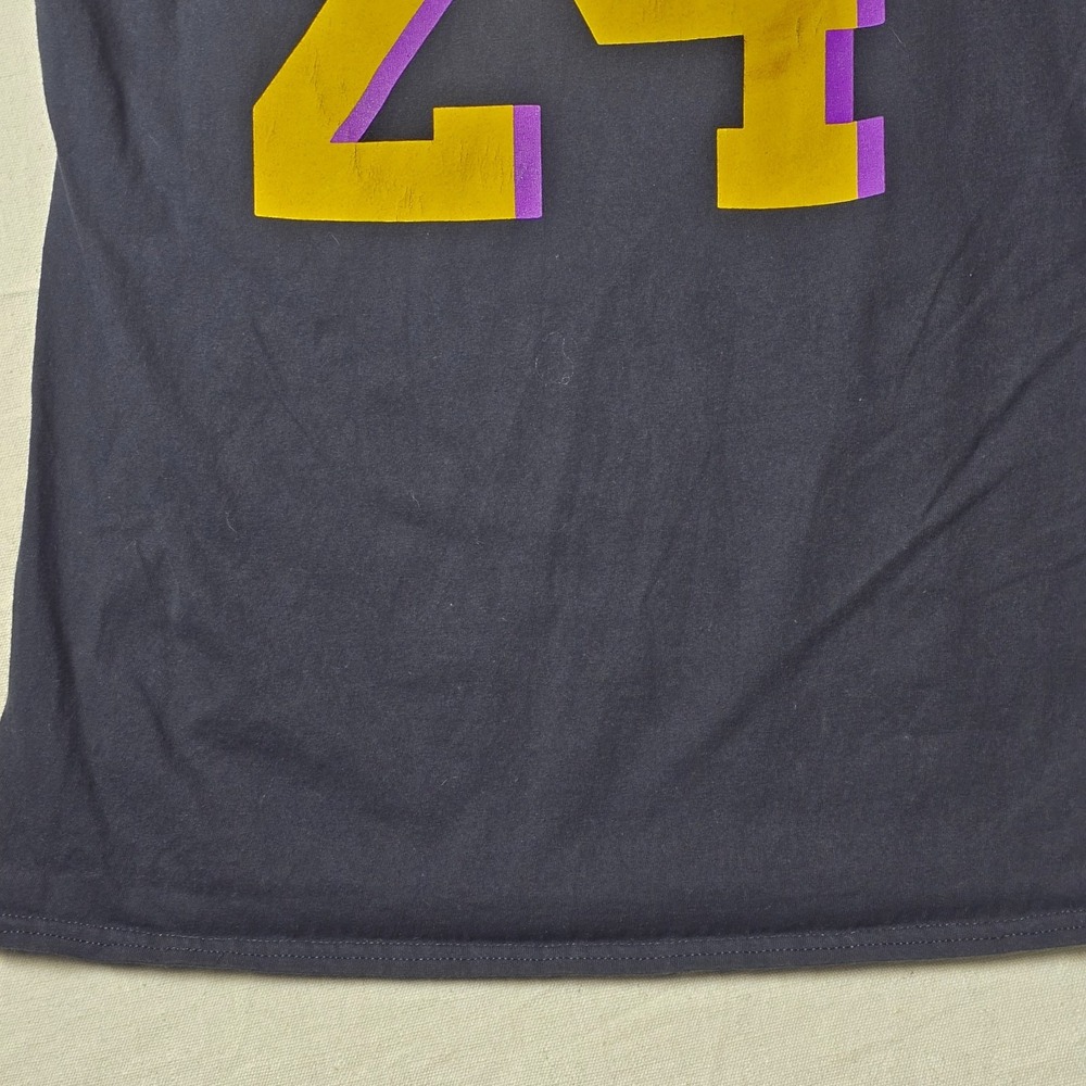 God Is Dope Kobe Bryant Mamba #24 T-Shirt Men's Size L Black Yellow Purple Laker - Picture 11 of 13